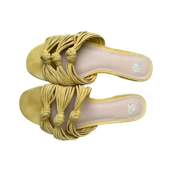 Joe’s yellow suede slide sandals size 7 - Picture 2 of 5